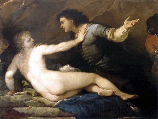 Luca Giordano The Rape of Lucretia